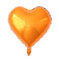 Balon foliowy serce pomarańczowe 45 cm – hel Warszawa / wysyłka