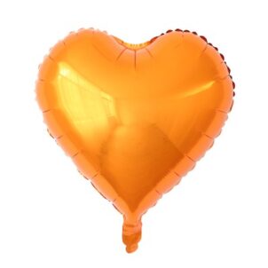 Balon foliowy serce pomarańczowe 45 cm – hel Warszawa / wysyłka
