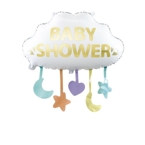 Balon foliowy chmura BABY SHOWER 63x67cm