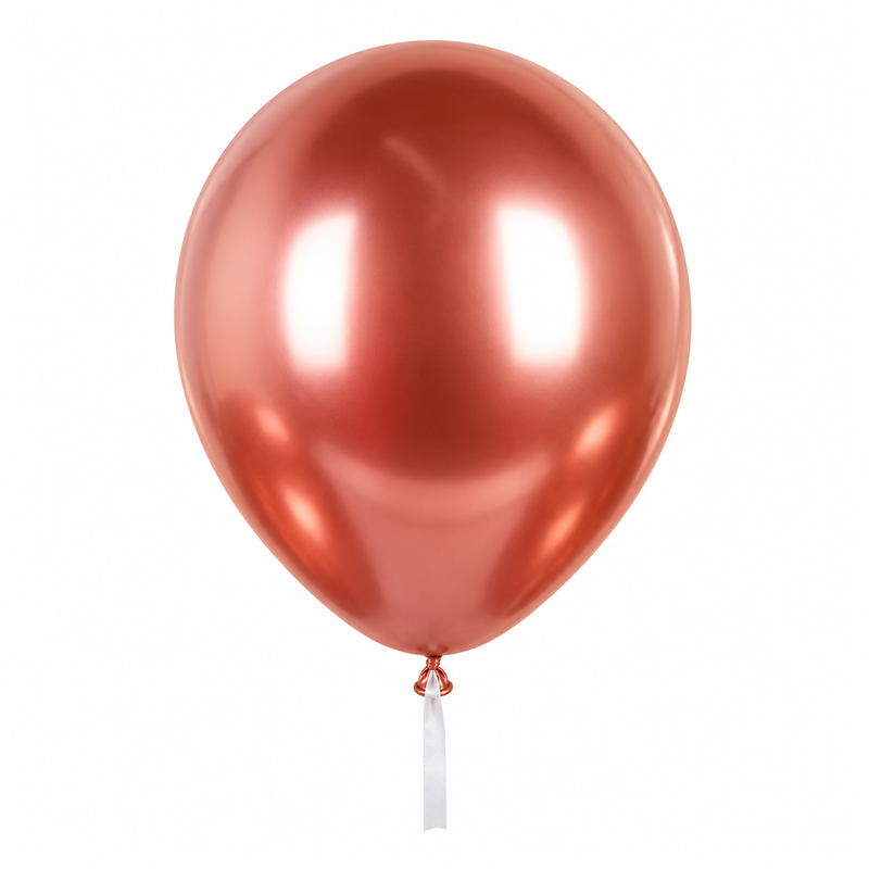Balon lateksowy Golden rose chrom 30 cm – hel Warszawa / wysyłka