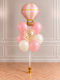 Zestaw ,,Odlatujący balon" Różowy