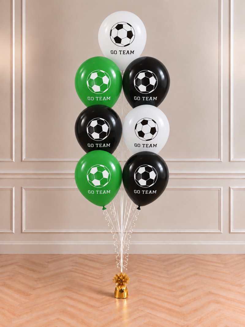 Balon lateksowy zestaw piłkarski , 30 cm