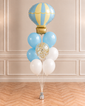 Zestaw ,,Odlatujący balon" Niebieski