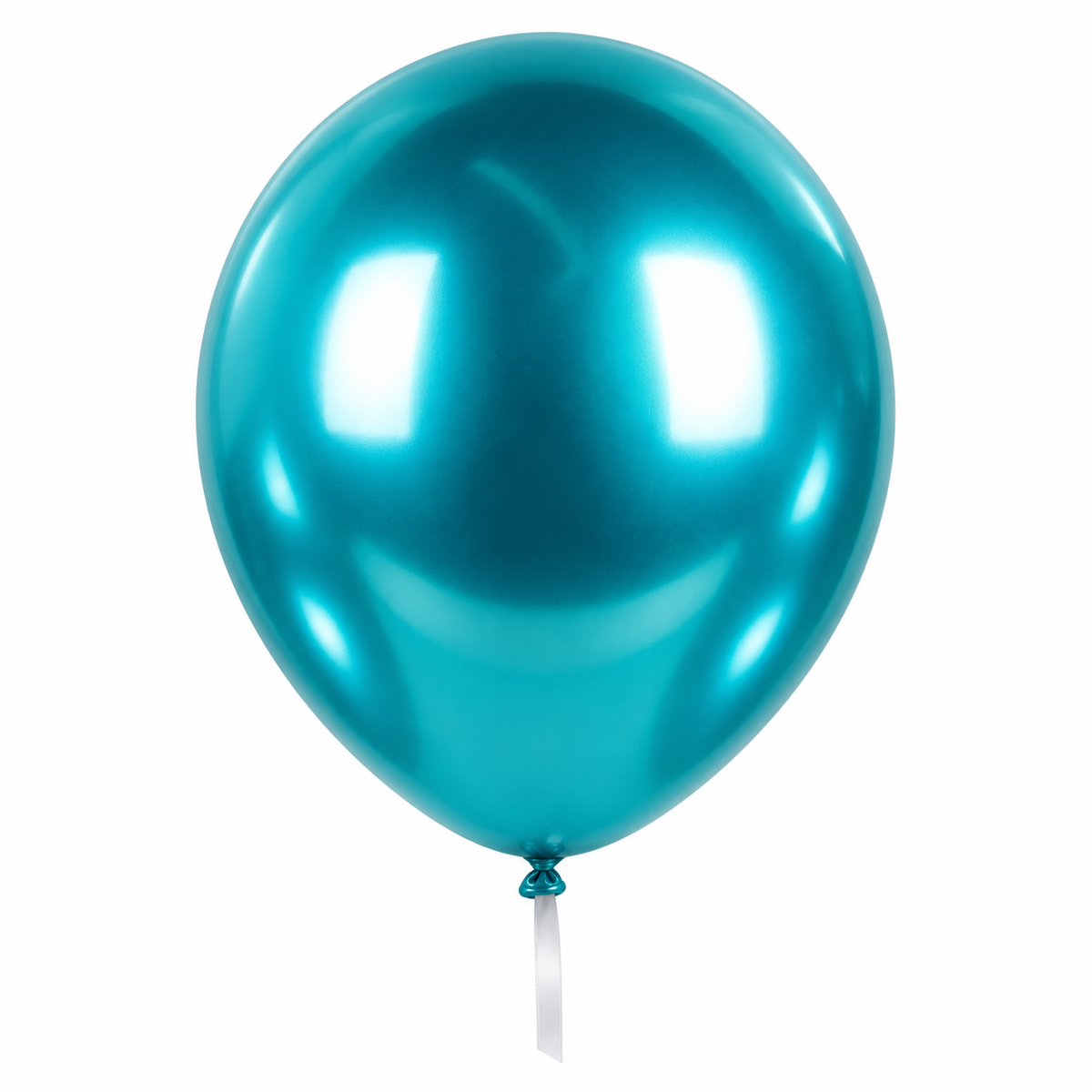 Balon lateksowy turkusowy chrom 30 cm – hel Warszawa / wysyłka